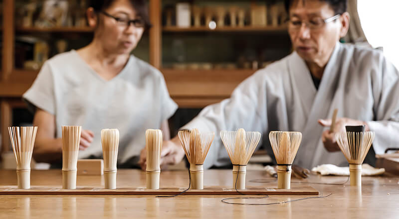 茶筌制作工程見学